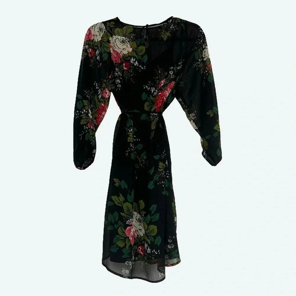 Sheer floral LOFT mini dress - Picture 2 of 4